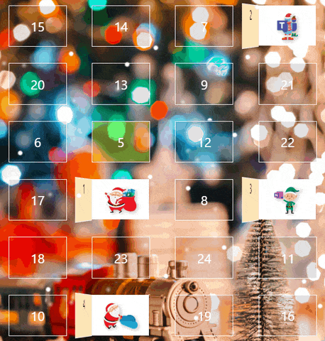 Animation des Öffnens der Kästchen