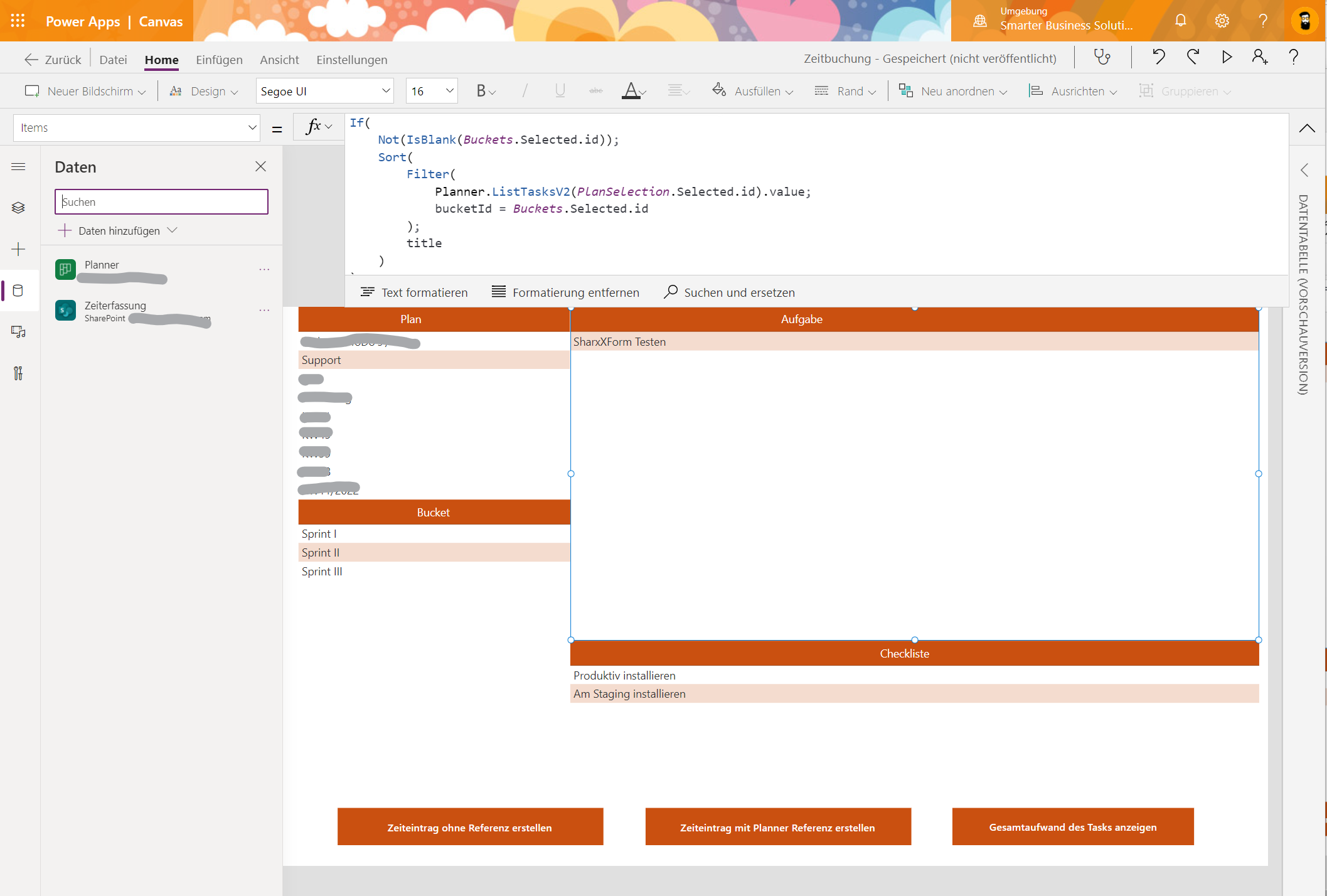 Microsoft Planner time – capture time