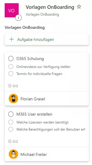 Create Microsoft Planner templates