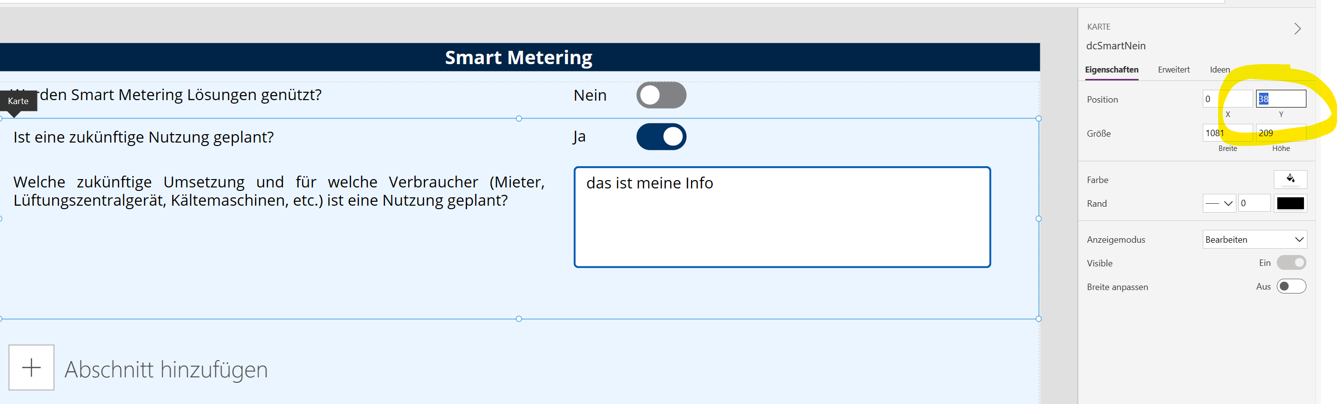 Rearranging datacards in PowerApps