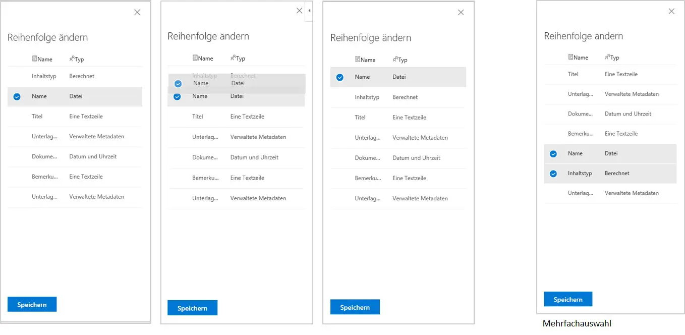 Drag-and-drop view for sorting lists