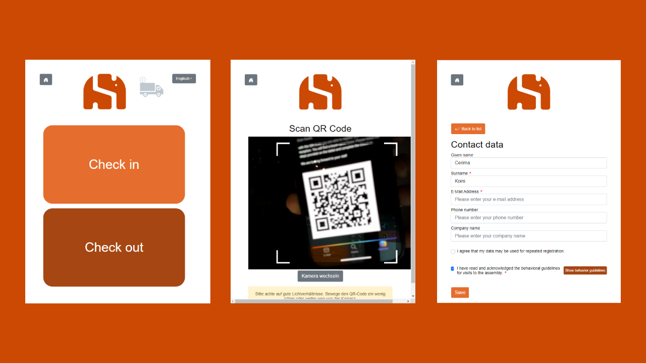 QR-Code Scan-Prozess