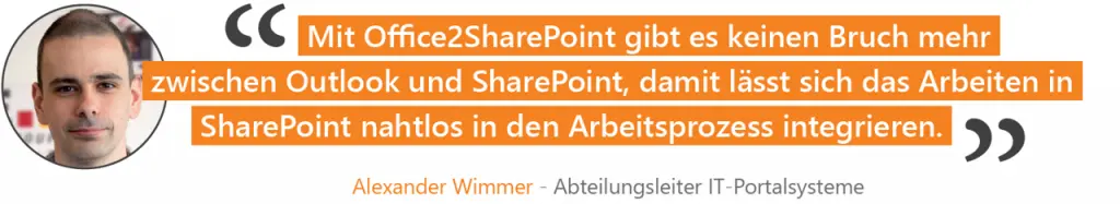 Quote from Bernadette Griessler on the benefits of O2S