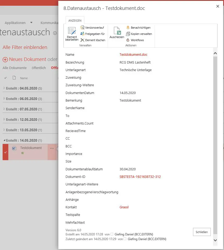 Attribute vor der Konvertierung
