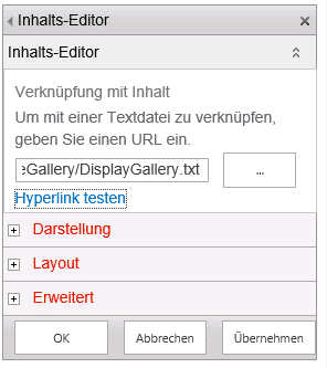 Content Editor Web Part referencing DisplayGallery.txt