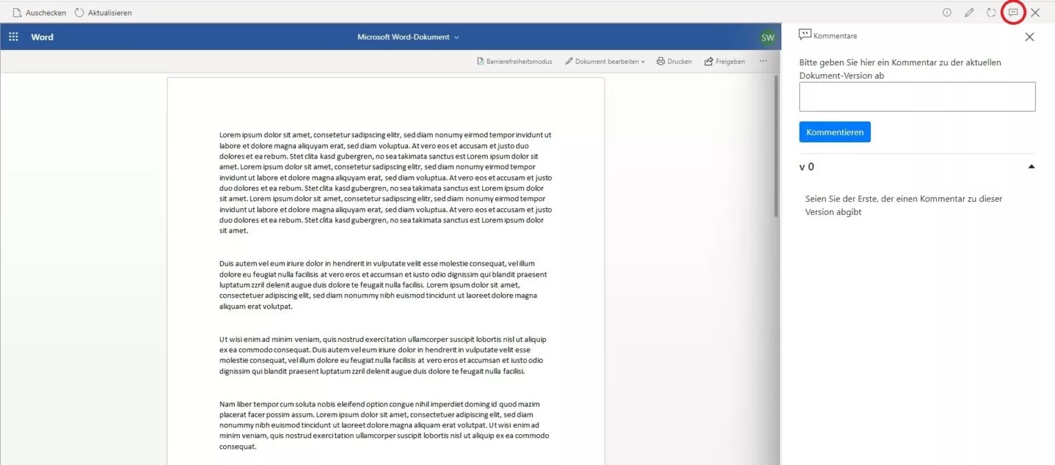 SharePoint Feedback Workflow im smarterbusiness DMS