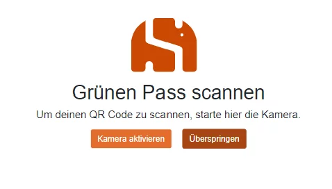Screenshot: The 3G proof step can be skipped before finishing check-in