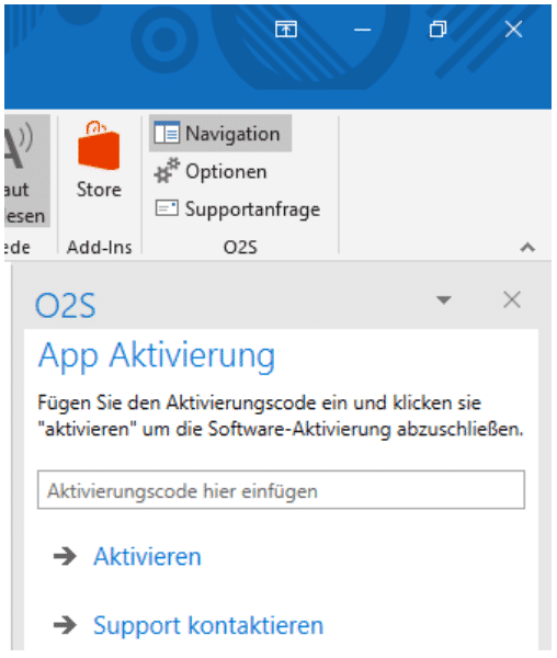 Office 2 SharePoint activation dialog