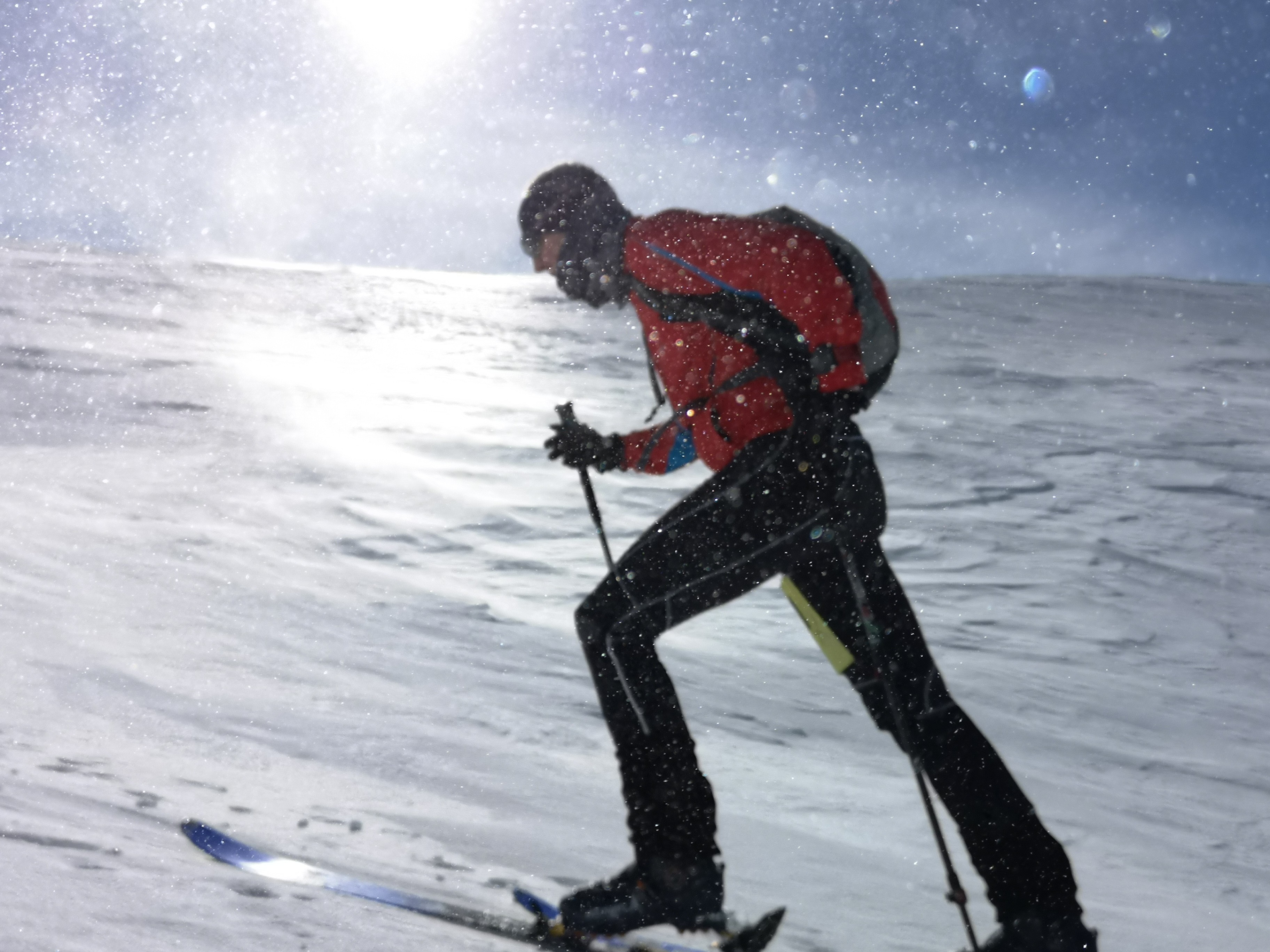 Schneeberg Schitouren Rennen Schneegestöber
