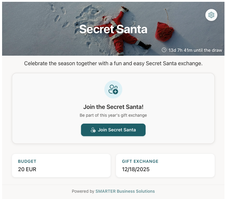 Secret Santa Interface