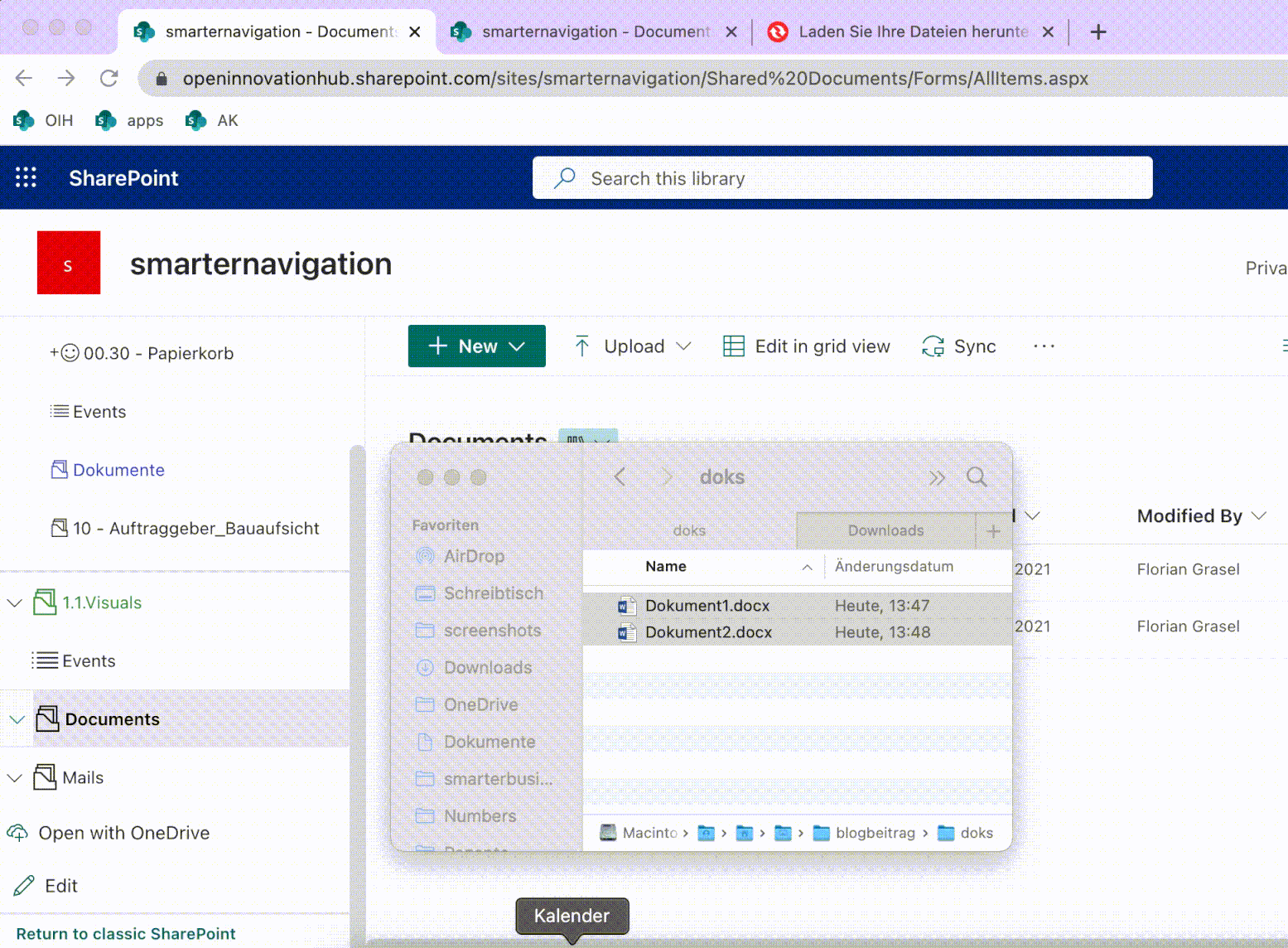 SharePoint drag-and-drop files