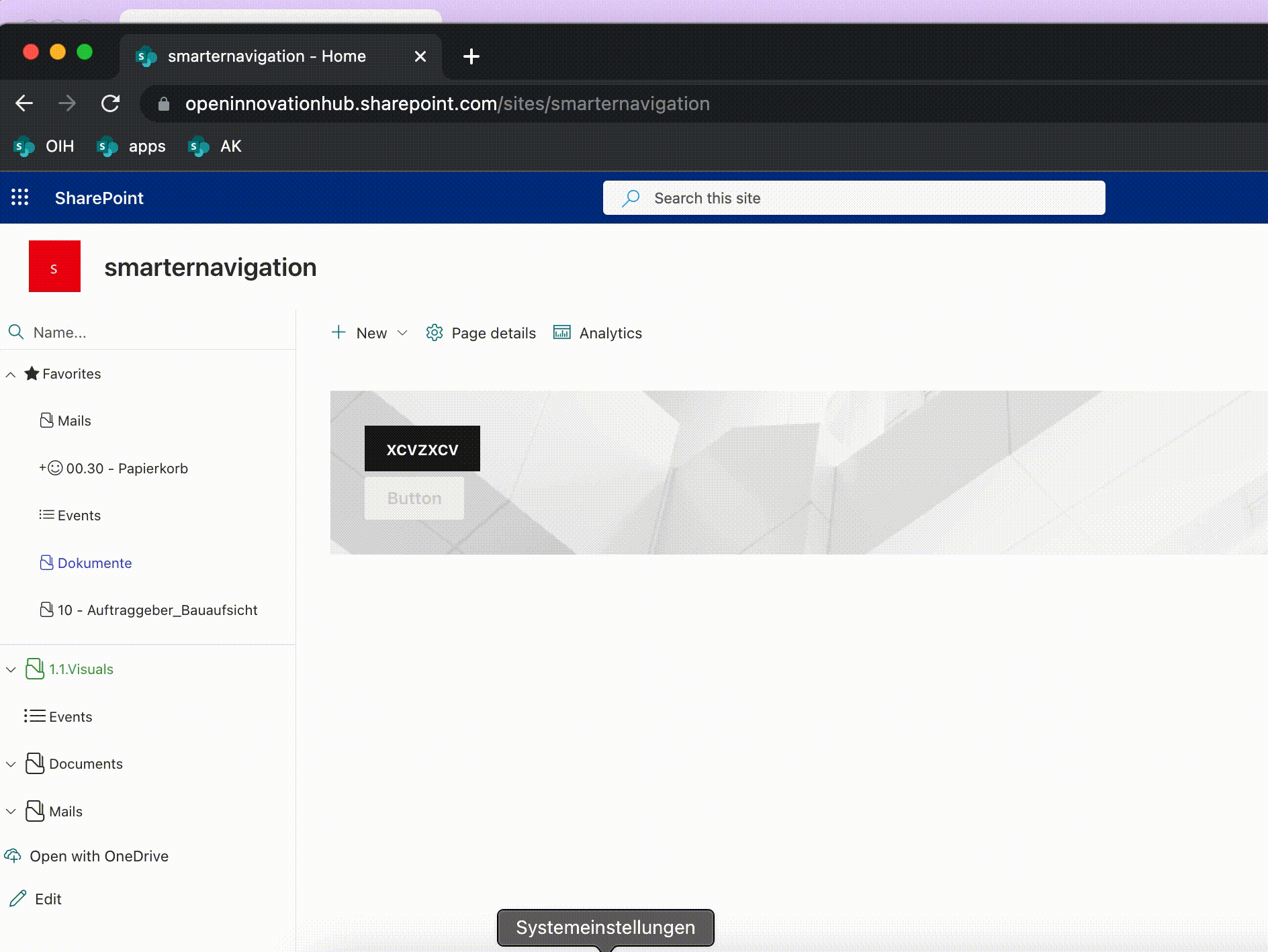 Multi-select OneDrive synchronization in Smarter Navigation