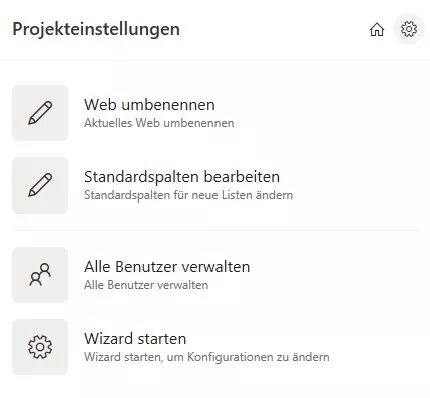 SharePoint project management: Start the configuration wizard