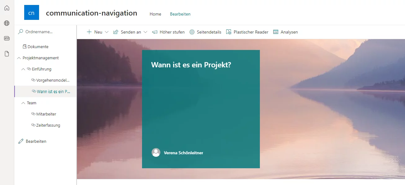 SharePoint wiki navigation