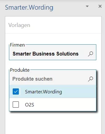 SharePoint Word template: dropdowns for text blocks