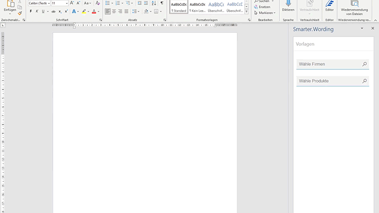 SharePoint Word template: add data via template