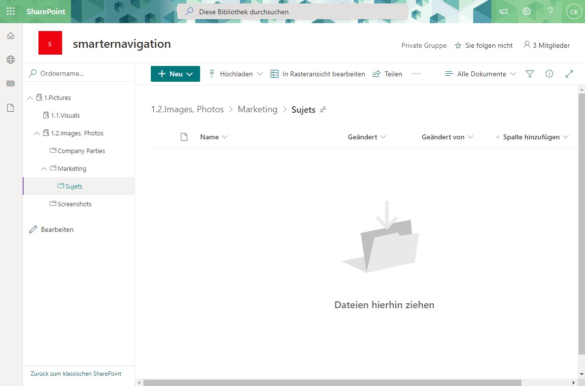 Smarter Navigation — Navigate lists and folders lightning-fast in a tree structure