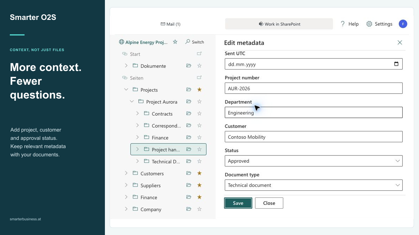 Editing upload metadata in Smarter O2S and reusing a compatible template