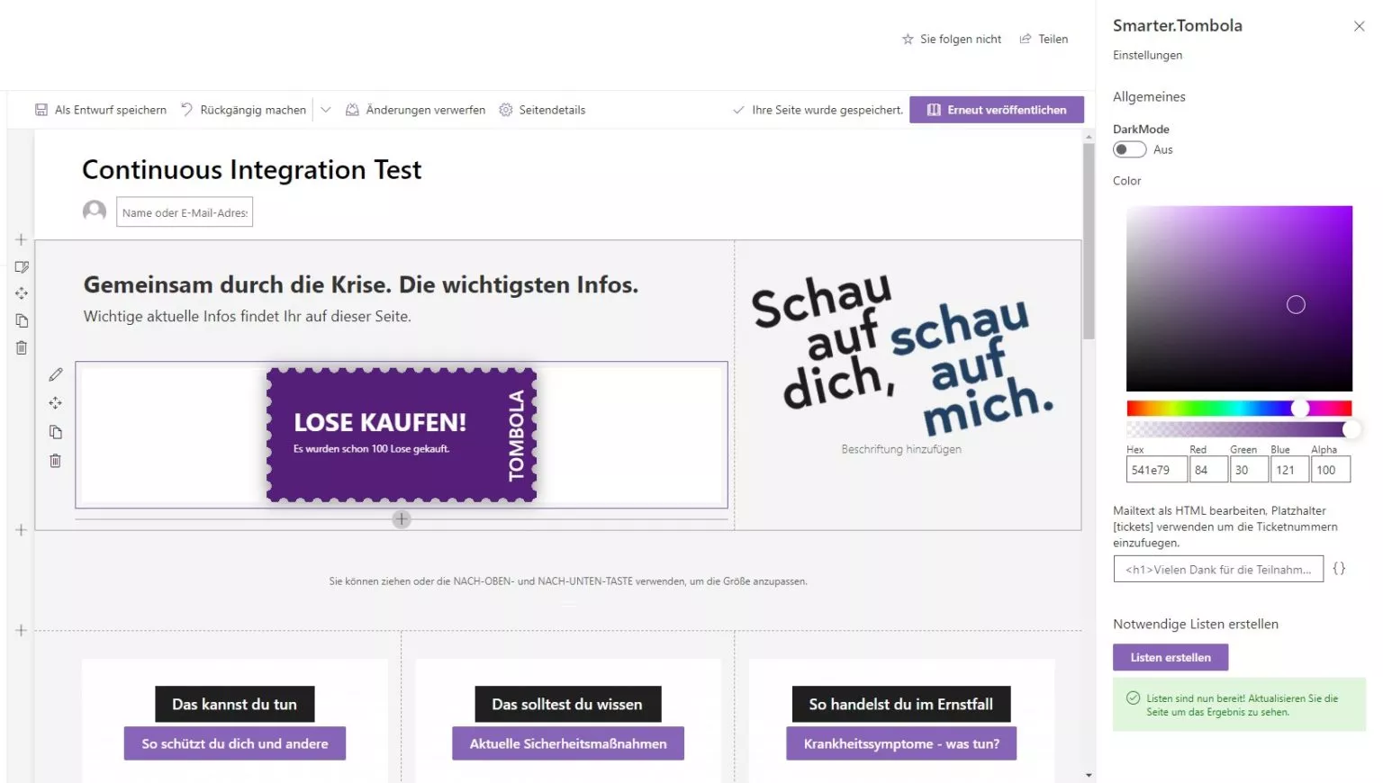 Tombola in SharePoint & Teams: App schnell einrichten