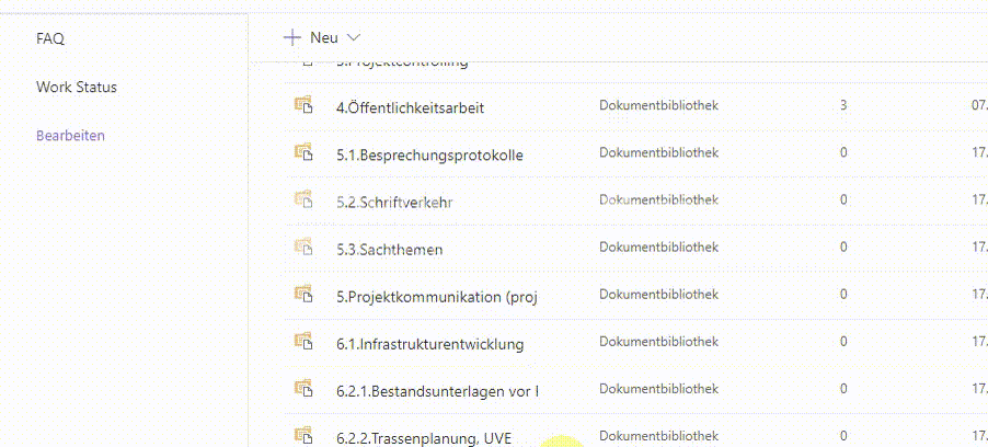 Finding folders without the tree