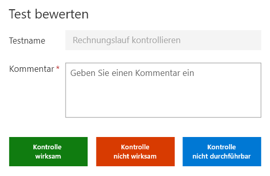 Test execution view from the tester perspective