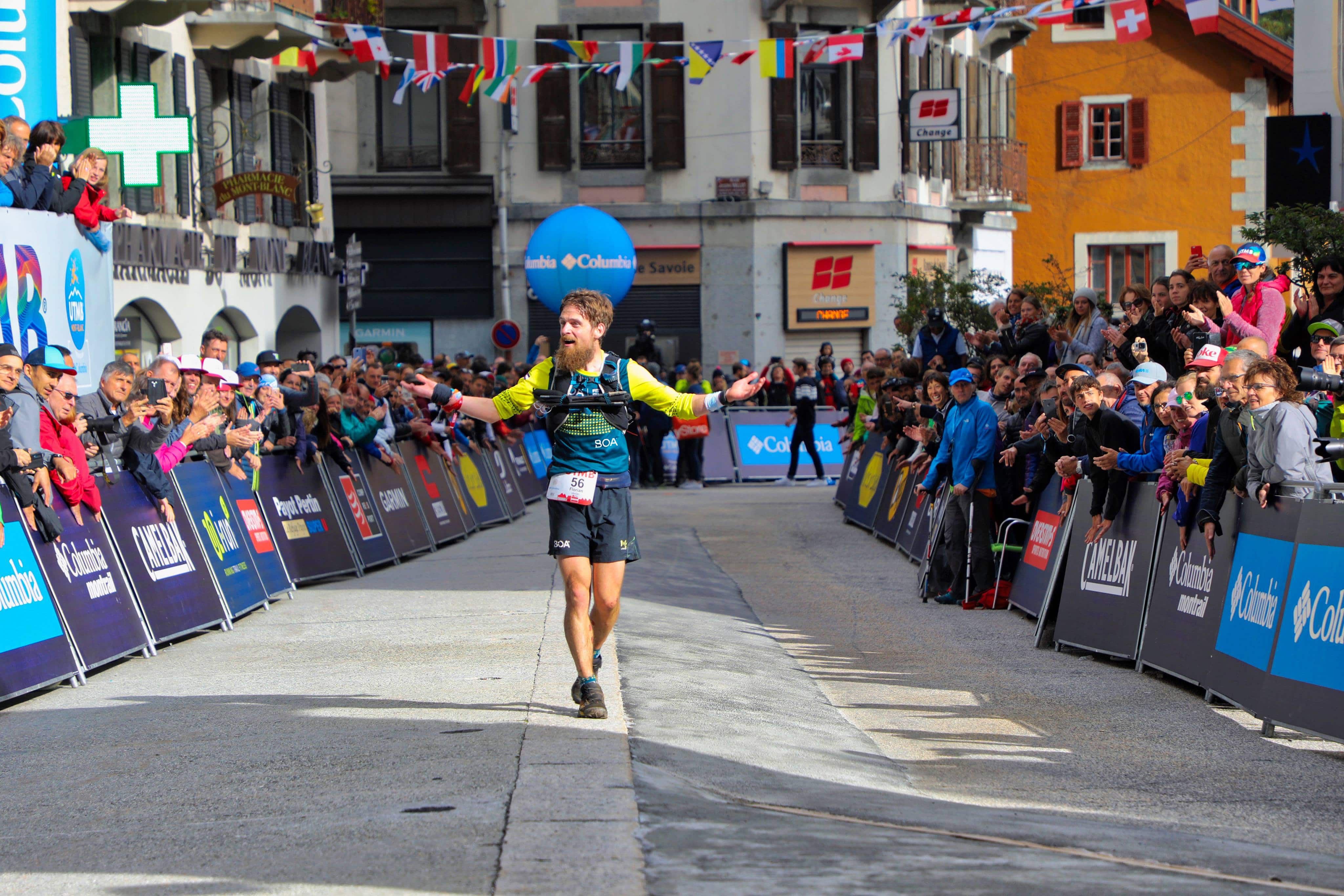 Florian Grasel Neunter beim UTMB 2018