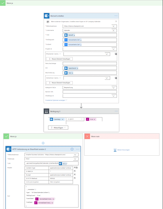 Flow REST Service am SharePoint ansprechen