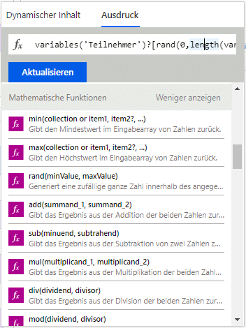 SharePoint Adventkalender Liste fuer Preise des Gewinnspiels