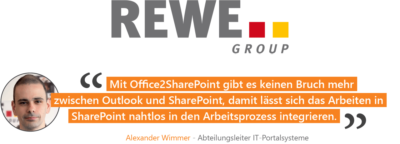 REWE Office 2 SharePoint Kundenreferenz