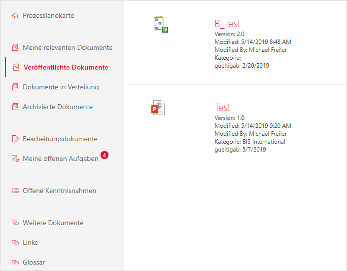 Benachrichtigung für neue Einträge einer SharePoint Bibliothek