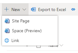 SharePoint Spaces erstellen