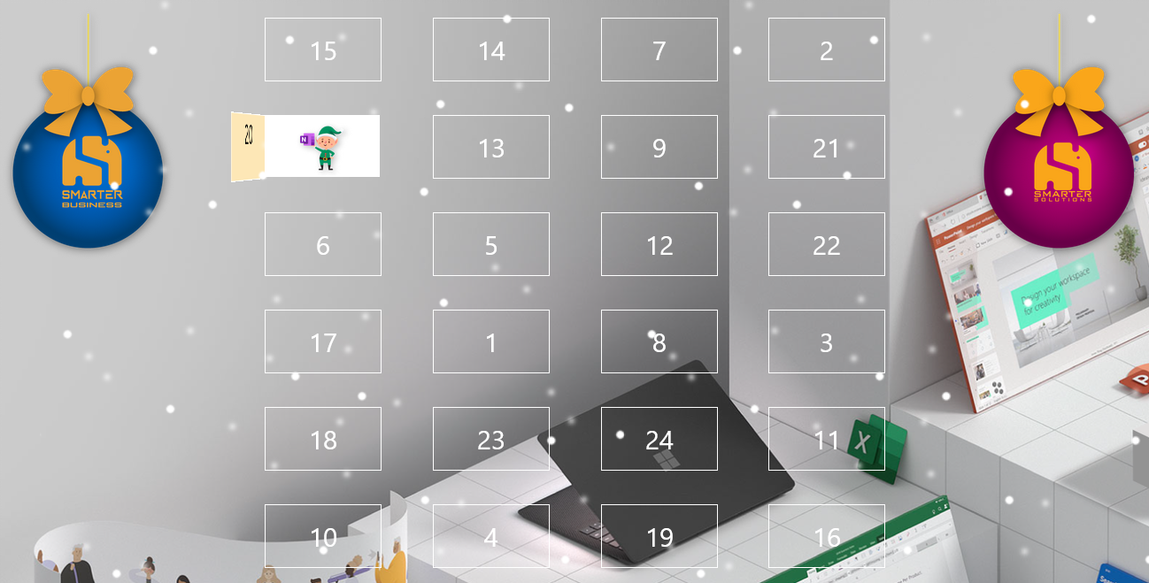 Advent calendar for employees