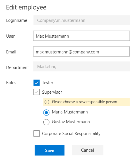 Recurring tasks in SharePoint edit employee