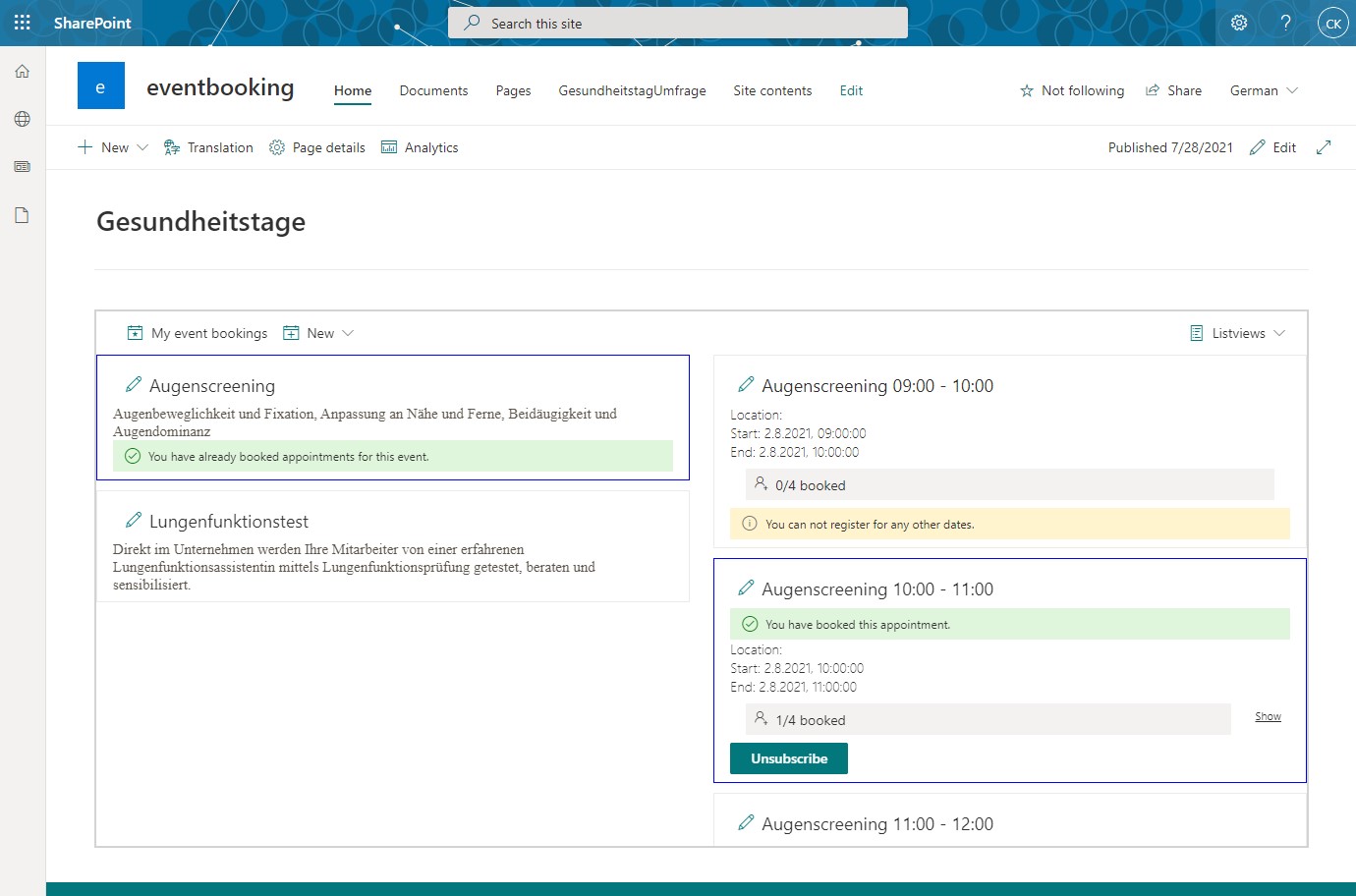 Operational health management with Microsoft 365